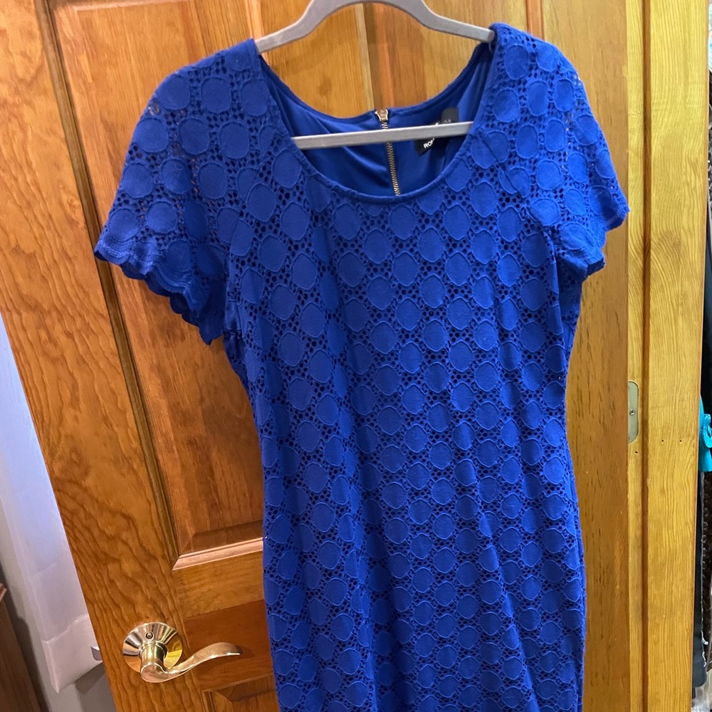 Royal blue dress